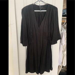 Zara Flowy Black Dress size L